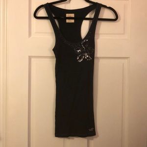 HOLLISTER TANK WITH EMBELLISHMENTS XS